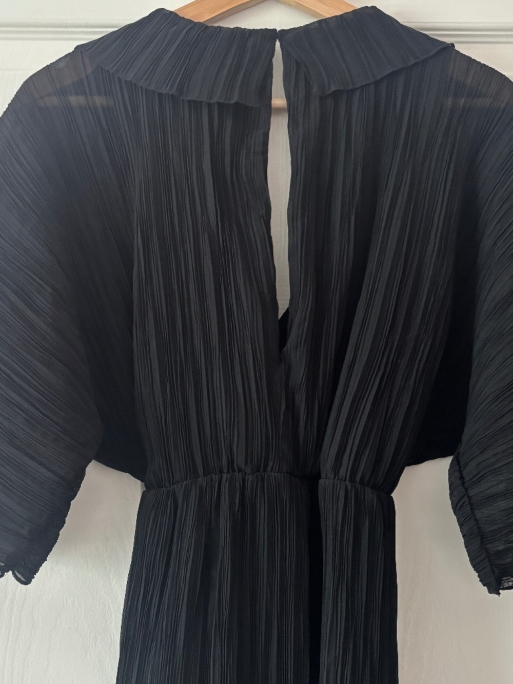 Zara Short Pleated Jumpsuit Black Size XS - Picture 8 of 11